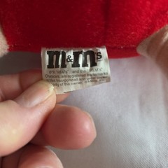 M&M’s Red Plush Stuffed Toy Approximately 12 Inches Tall Bendable Arms Legs