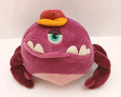Disney Store Pixar Monsters University Chet Alexander 8″ Plush Purple Crab ROR
