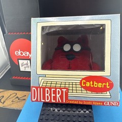 GUND Catbert Plush Dilbert Cartoon 6” Stuffed Red Animal Style 7117 with tag.