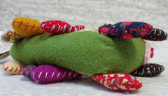 CATERPILLAR CUTE PLUSH TOY STUFFED PATCHWORK ANIMAL NOOK NOOK MADE IN THAILAND