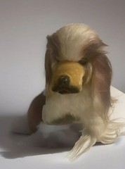 VTG KNICKERBOCKER K T Pets PUPPY Long Hair Dachshund Dog Plush Toy Animal RARE
