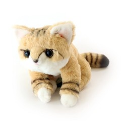Exhausted Sand Cat Plush Toy, Small, Z0322
