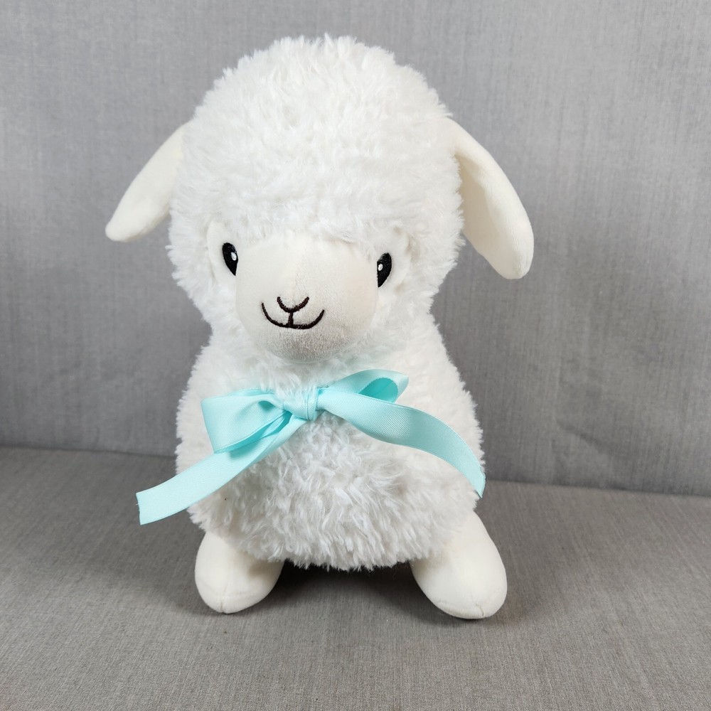 FAO Schwarz Plush Lamb Glow Brights Lights Up Musical Sounds Easter Stands