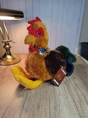 Hawaiian Collectibles Passport “Kahu Moa Nui” Chicken Plush 13″