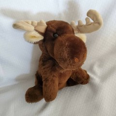 Dakin Arctic Circle Enterprises Inc Stuffed Plush Chocolate Brown Moose 1982