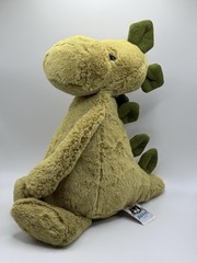 Jellycat Olive Green Bashful Dinosaur Plush Medium 11″ Stuffed Animal Dino