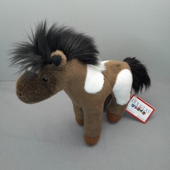 Douglas Cuddle Toys Paint Pinto Horse Plush 8″ NWT Western Stuffed Animal Toy