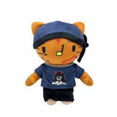Hello Kitty As SKI MASK Rapper Plush Doll Soft Stuffed Figure Plush Toy Kid 23cm