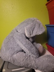 Huge 55″ Giant Plush Elephant Gray Jumbo Stuffed Animal 24″ Wide Best Made Toys