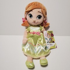 Disney Store Animator’s Collection Anna Plush 12” Frozen II Doll Green Dress