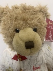 Harrods Christmas 2016 Foot Dated Teddy Bear Hugh Christmas Sweater Outfit hugh