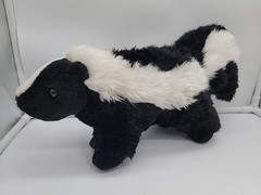 Wild Republic K&M International Skunk Plush Soft Toy 14″ Stuffed Animal Black