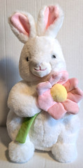 FAO Schwarz Glow Brights Easter Bunny Plush Light & Sound 12″ – Darling!