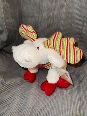 Ganz Webkinz Holiday Christmas “Minty Moose” Rare Stuffed Plush NO CODE