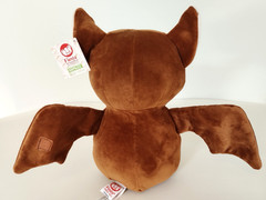 Fiesta Bat – Drake Open and Close Wings Brown with Hidden Stickers 11″ Plush NWT