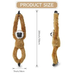 Stuffed Monkey Toys Hanging Stuffed Animal, Hooks and Stuffed Animals with Ri…