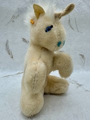 VTG Unicorn Plush 8 Inch Superior Toy Novelty Peach/Tan Stuffed Animal