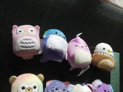 Lot of 14 Squishville Micromallow 2 inch Plush Kelly Toys well loved used toys