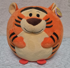 Disney Tigger Plush Stuffed Tiger, Orange/Beige/Black, Small 6-14 in