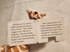 Plushland Talking Giraffe Plush W/Tags