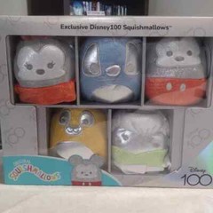 Squishmallows 5″ Disney 100th Anniversary Limited Edition 5-Pack
