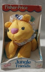 Fisher-Price Jungle Friends Plush Stuffed Lion Small 1995