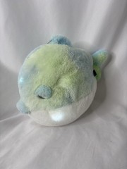 FAO Schwarz 12″ Glow Brights LED with Sound Blowfish Toy Plush New