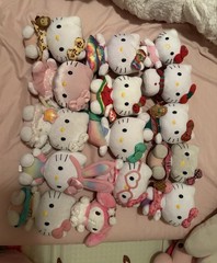 Hello Kitty Stuffed Animal Plush Lot Of 1 Each 6-inch Dolls