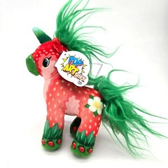 Pop Art Berrylicious Unicorn Plush Toy 6″ Stuffed Animal Red Green NWT jj3725