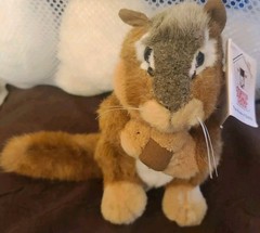 Peanut The Chipmunk with ACORN By The Stuffed Animal House Plush NWT Old