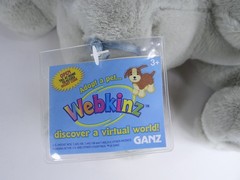 Webkinz Weimaraner Gray Dog Plush New With Sealed Code Ganz