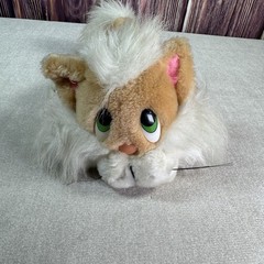 Vintage Applause Knickerbocker Calvin Sr Plush Cat White Tan 1981