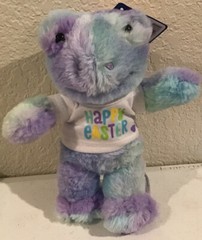 Build A Bear 9″ Plush Mini Smallfrys Buddies Tie Dye Frog Hoppy Swirls W/Top NWT