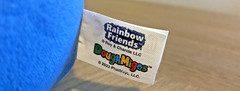 Rare Rainbow Friends Ultimate Blue Head Smiley Face 5” Plush