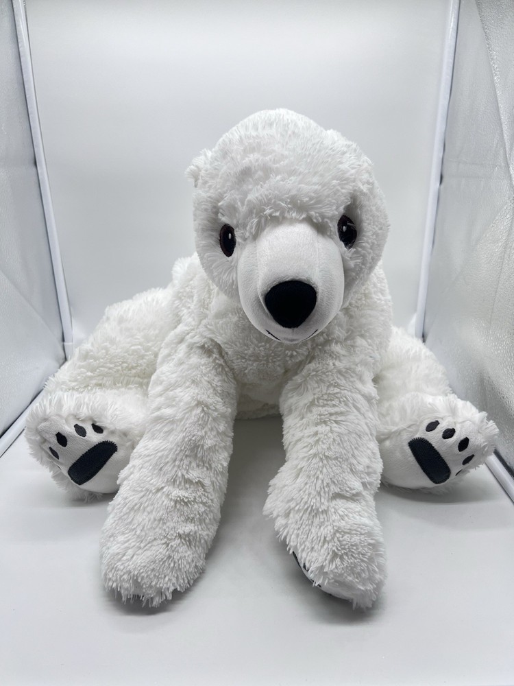Ikea Snuttig Polar Bear VERY Floppy Stuffed Animal Pillow Plush Toy 26” No Tag