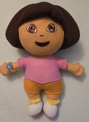 Dora The Explorer Stuffed Animal Doll NO TAG 10” Nickelodeon Nanco 2002 Plush