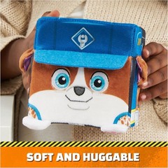 Wheeler – 4″ Cube-Shaped Plush Toy Nickelodeon Paw Patrol Rubble & Crew NWT