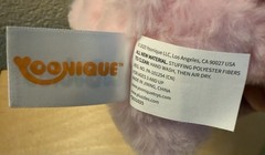 Set Of 3 Yoonique Lababies Lili, Zuzu & Vivi Monster Keychains Plush Set