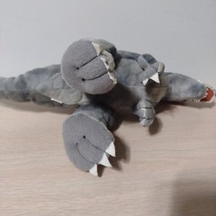 Jurassic World Indominus Rex Hybrid Plush Doll 11″ Gray Dinosaur Stuffed Animal