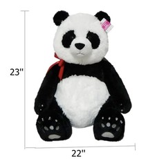 large stuffed panda bear
