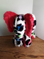NEW Simply Minky Leopard Print &Pink Soft Elephant Plush Stuffed Animal Handmade