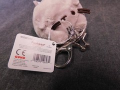 Gund NEW Pusheen COIN PURSE Key Chain Plush Backpack Clip Cat Kitty