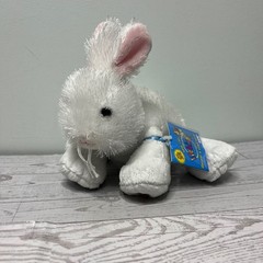 Ganz Webkinz White Rabbit Plush Stuffed Animal with Sealed Secret Code HM078
