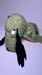 VTG Green Gund Plush Dog Sani Foam Filled Brooklyn NY 1950s 1960s Stuffed Animal