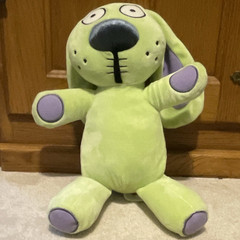 Knuffle Bunny Stuffed Animal Plush Toy Green & Purple, Small 6-14 in, Ages 3-5