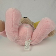 12″ DAKIN Baby Hugs Pink Cancer Applause Embroidered Heart Buttons Plush NWT