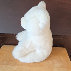 GUND Collector’s Classics White Teddy Bear Plush Small 1998 MPN 6677