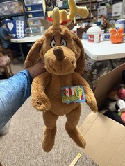 New Dr Seuss How The Grinch Stole Christmas Max The Dog Plush Toy Aurora 16”