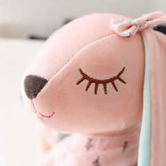 1pc 35cm Long Ear Rabbit Plush Toy Baby Sleep Comfort Doll Pink Gift – NEW