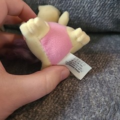 Vintage 2000 Playskool Dragon Tales Flying Yellow 3″ Plush Sadie Peek Hatch Rare